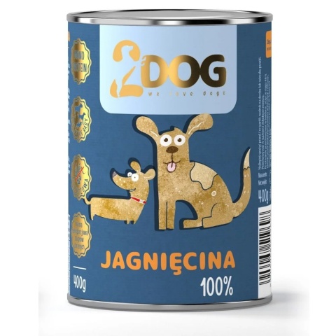 Zestaw: 2DOG "Mocny mix dla niejadka" - 12 puszek
