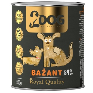 Duży Mix 800 g — 6 puszek mokrej karmy monobiałkowej dla psa