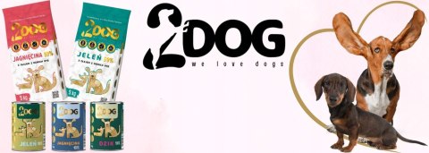 2DOG Monoproteinowa sucha karma dla psa Jagnięcina z olejem z dzikich ryb 12 kg