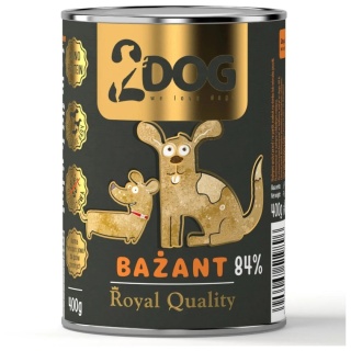 Monobiałkowa Bażant 400 g — 12 puszek + 1 gratis