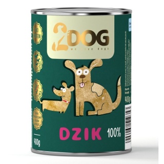 Monobiałkowa Dzik 400 g — 12 puszek + 1 gratis