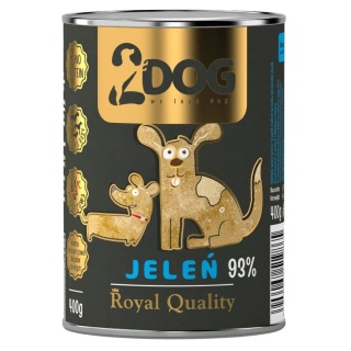 Zestaw 2DOG Jeleń - 6 puszek