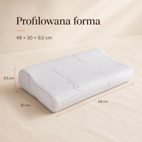 Poduszka ergonomiczna Ruhhy 26039 z pianką memory