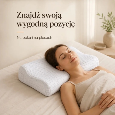 Poduszka ergonomiczna Ruhhy 26039 z pianką memory