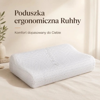 Poduszka ergonomiczna Ruhhy 26039 z pianką memory