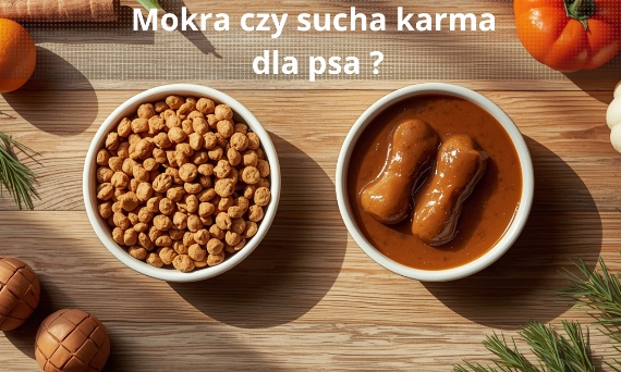 Mokra czy sucha karma dla psa – co wybrać i która jest lepsza?